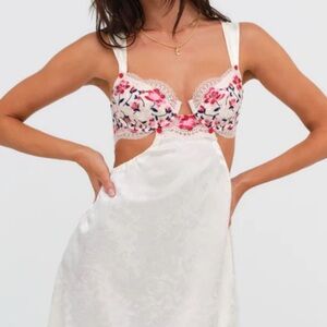 For Love And Lemons Festival Rose Slip Dress
